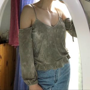 Soft and sexy off shoulder blouse